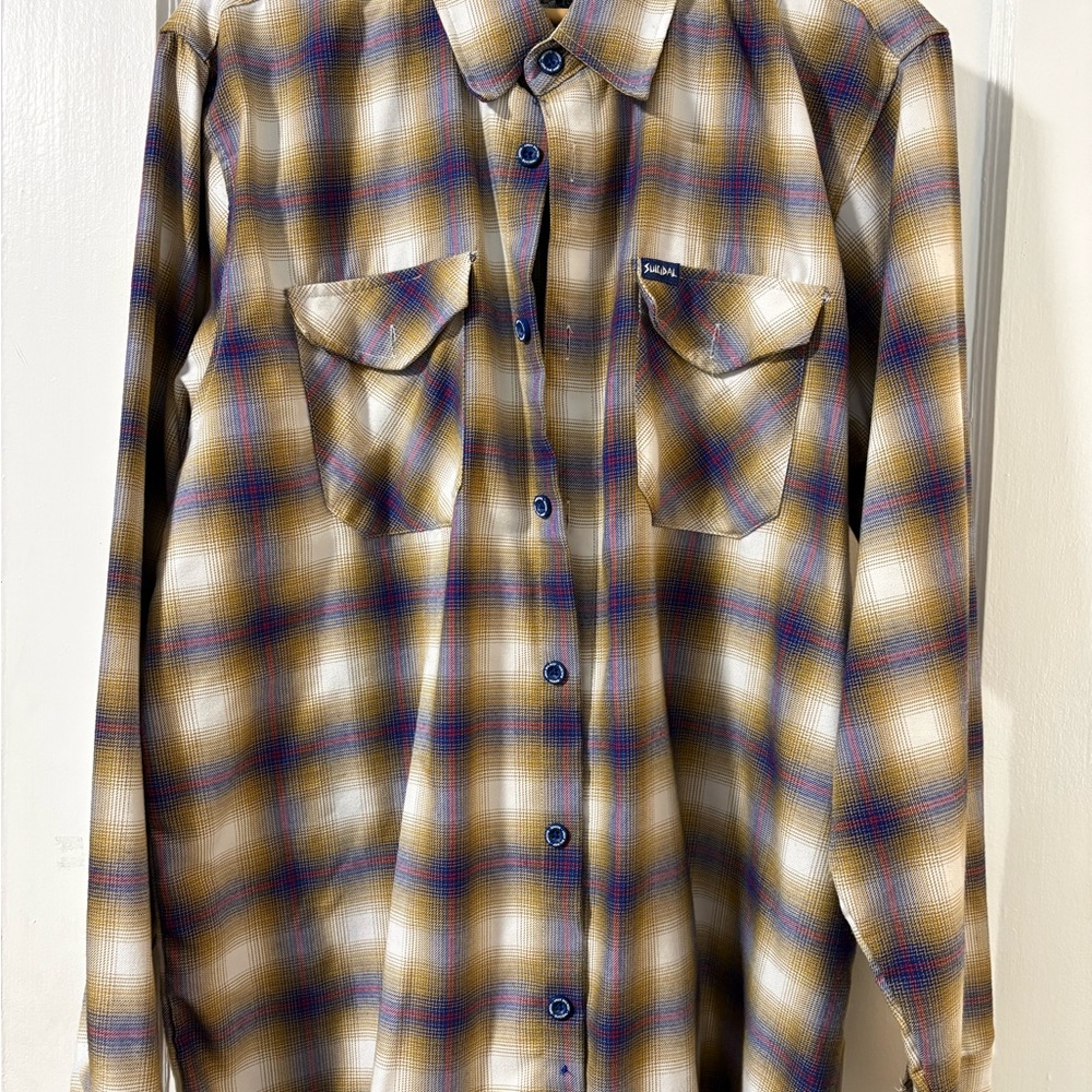 DIXXON Suicidal Tendencies Plaid Button-Down Shirt
